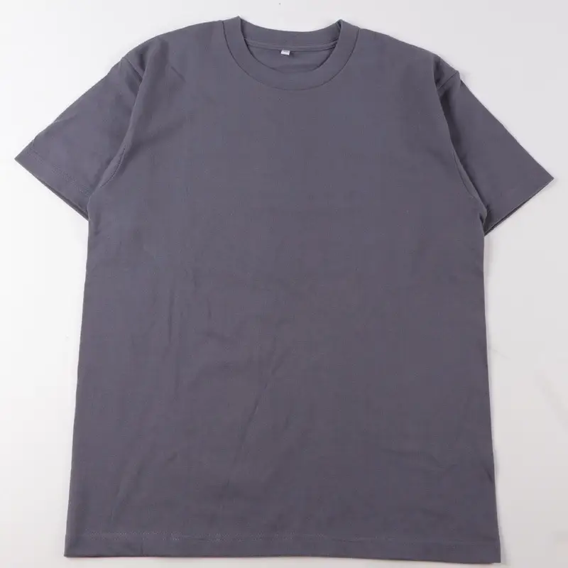 230g Heavy Cotton Black T-Shirt for Men Women - Image 14
