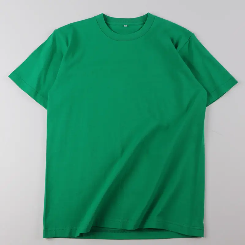 230g Heavy Cotton Black T-Shirt for Men Women - Image 5