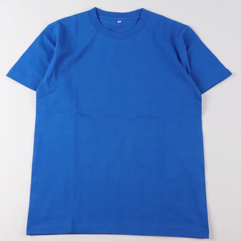 230g Heavy Cotton Black T-Shirt for Men Women - Image 8