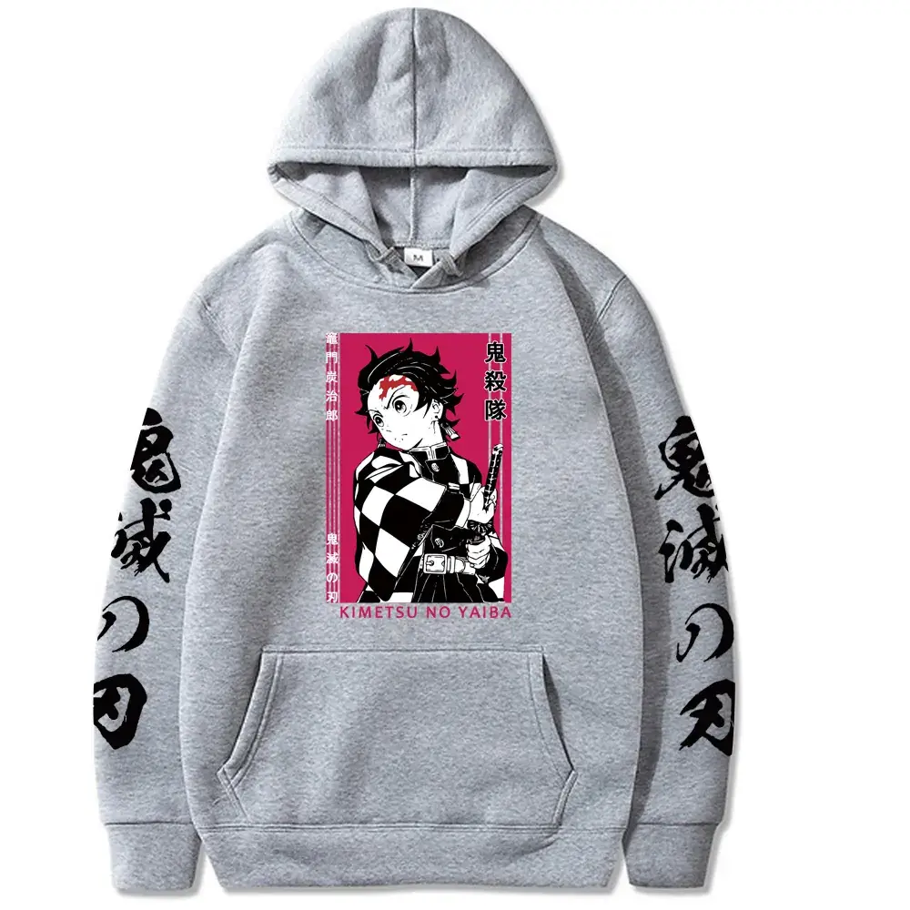 Pink Cross-Brand Hooded Sweatshirt with Anime Design - Image 16