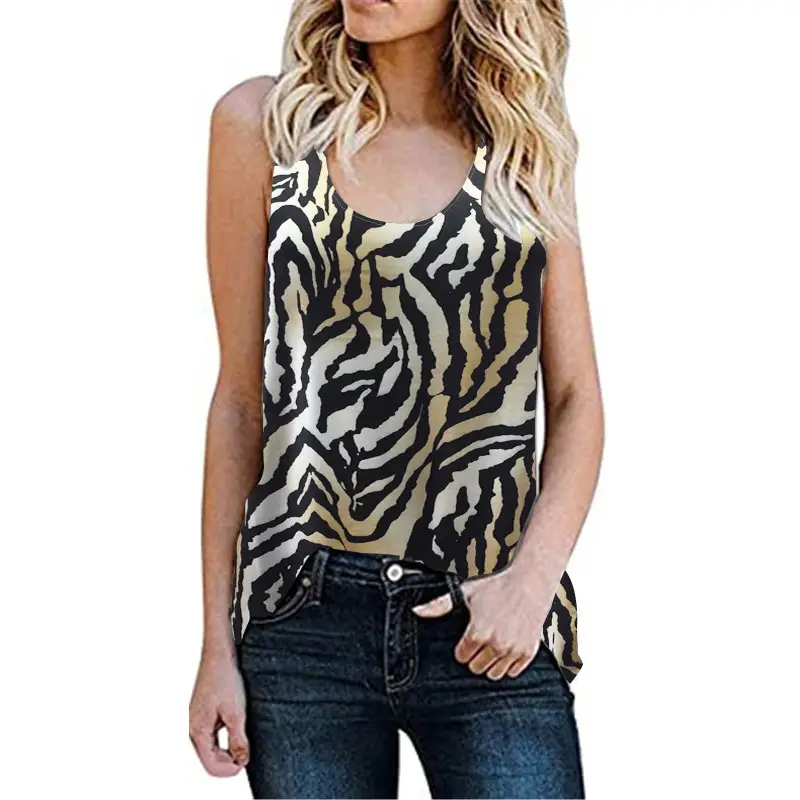 2023 Leopard Print Sleeveless Vest for Women - Image 8