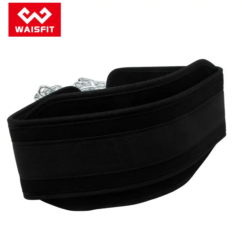Black Iron Chain Pull-Up Belt for Gym Use