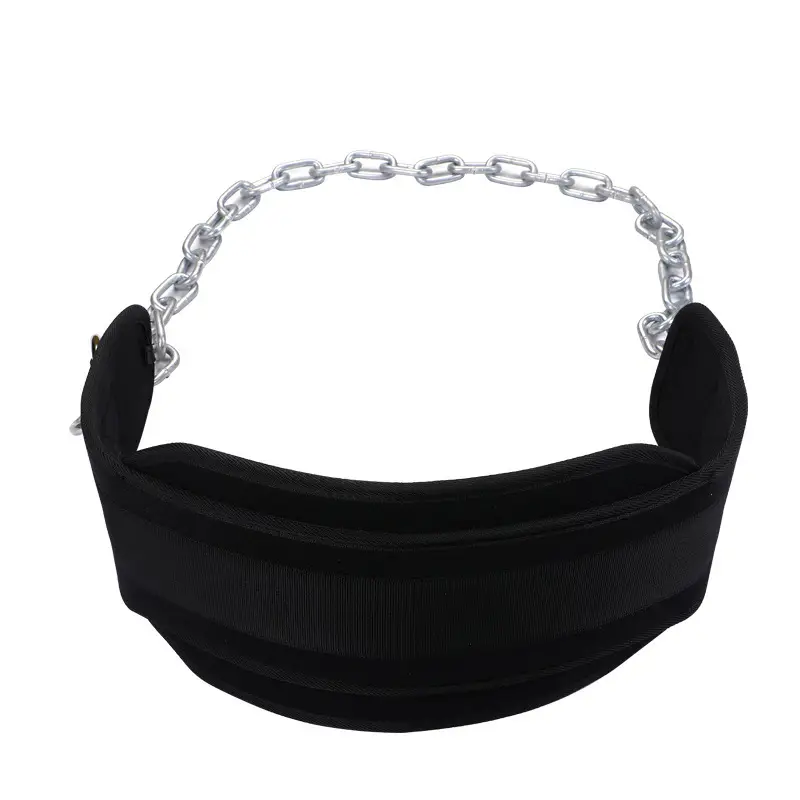 Black Iron Chain Pull-Up Belt for Gym Use — feature 10