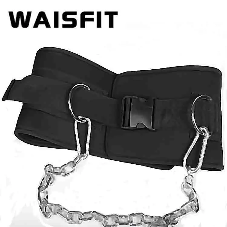 Black Iron Chain Pull-Up Belt for Gym Use — feature 12