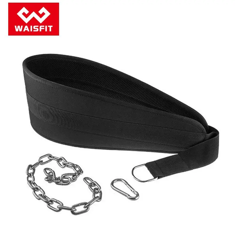 Black Iron Chain Pull-Up Belt for Gym Use — feature 3