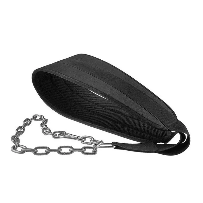 Black Iron Chain Pull-Up Belt for Gym Use — feature 5