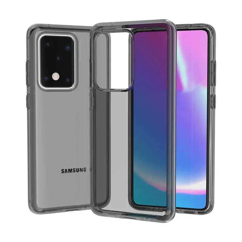 Samsung S20 Ultra Glitter Anti Drop Case Transparent