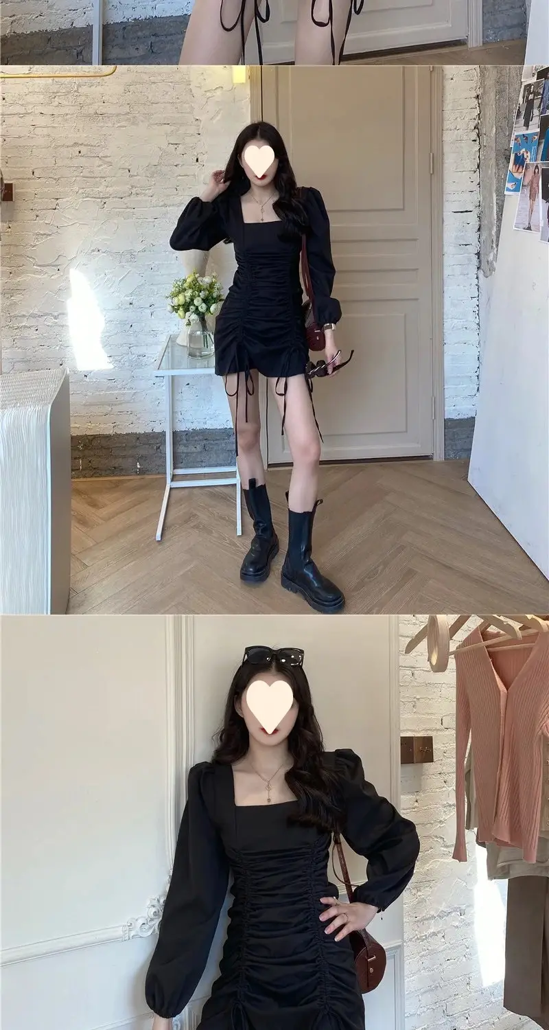 Yujie Light Wind Dress 2025 Spring Autumn New French Retro Hepburn Small Waist — feature 5