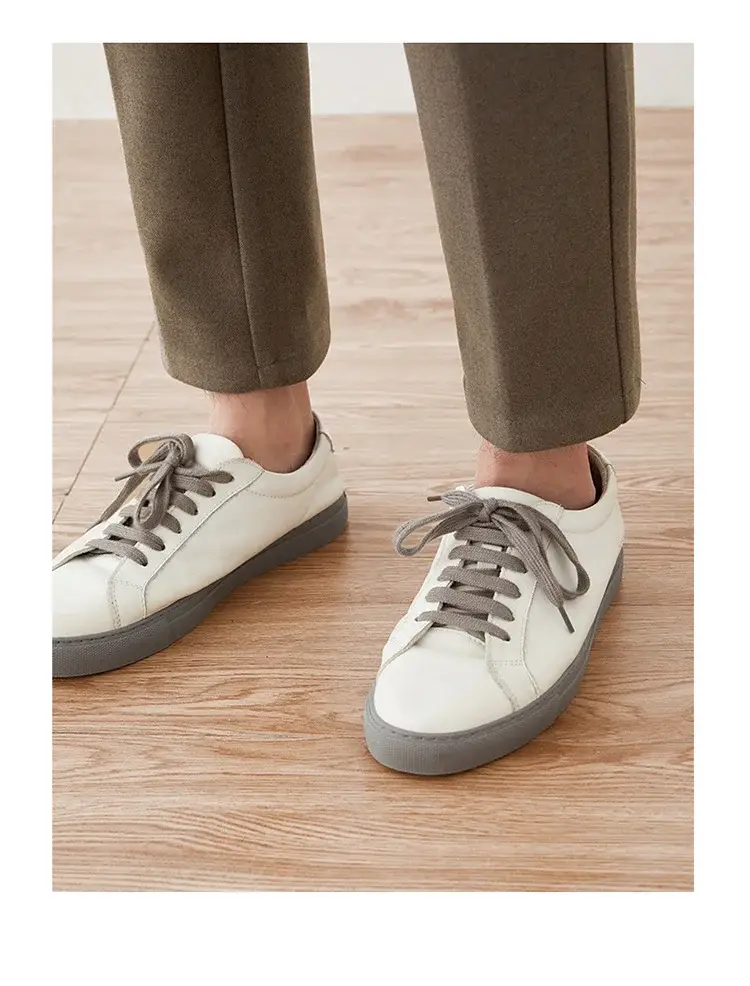 Men's Woolen Slim-fit Ankle Pants Winter Straight — feature 16