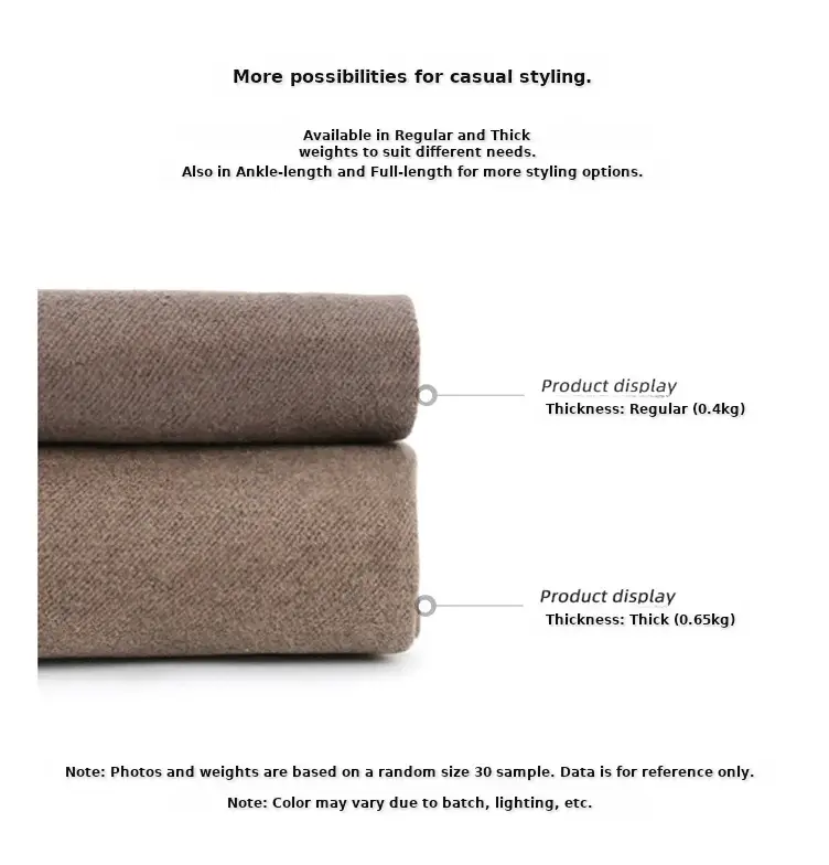 Men's Woolen Slim-fit Ankle Pants Winter Straight — feature 3