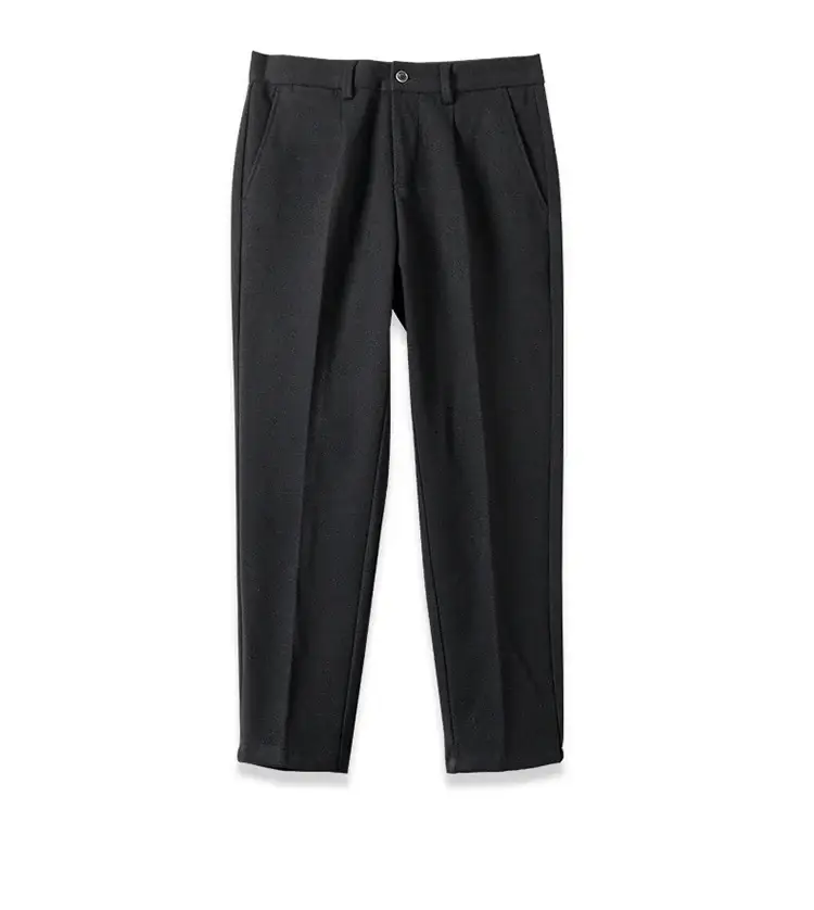 Men's Woolen Slim-fit Ankle Pants Winter Straight — feature 30