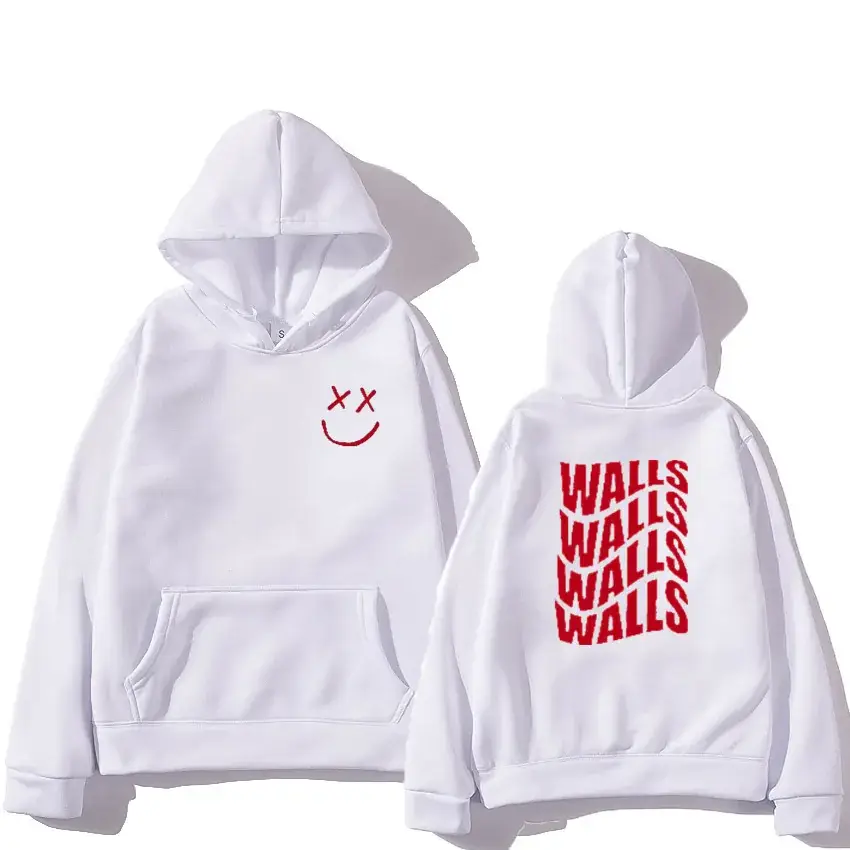Purple Smiley Hoodie Set for Men Women Winter Fleece - Image 13