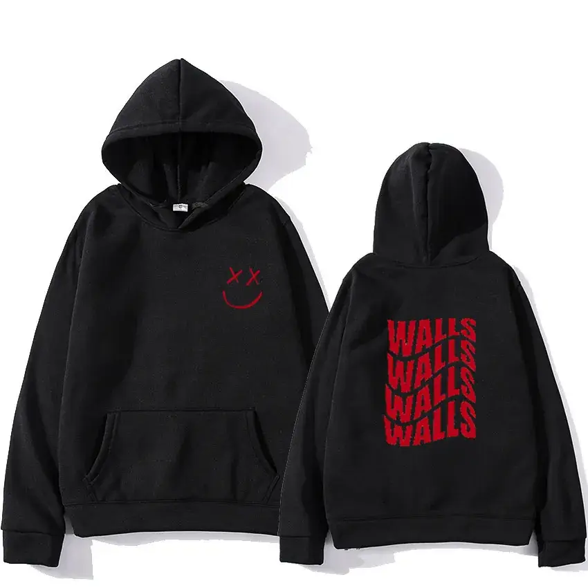 Purple Smiley Hoodie Set for Men Women Winter Fleece - Image 15