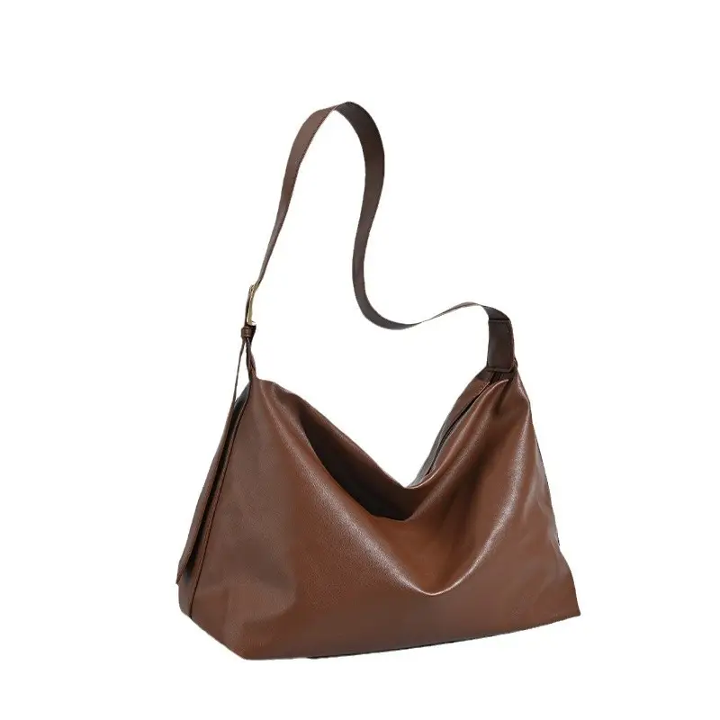 Black Leather Crossbody Bag for Women Large Capacity - Image 7