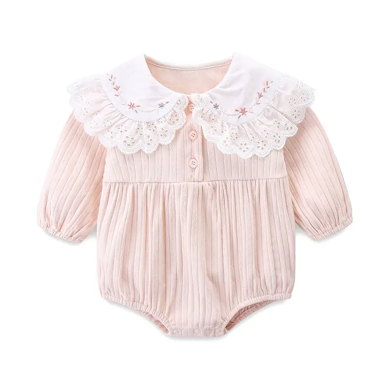 2025 Spring Girls' Embroidered Climbing Hatshirt Set - Image 2