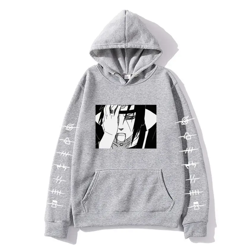 Orange Naruto Hoodie for Men Women Casual Hooded Sweatshirt - Image 3