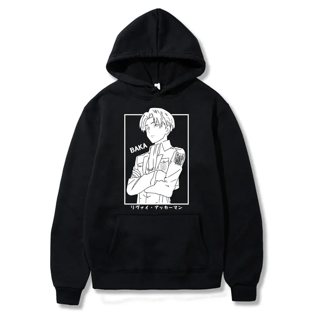 Pink Cross-Border Attack on Titan Hooded Sweatshirt for Men Women