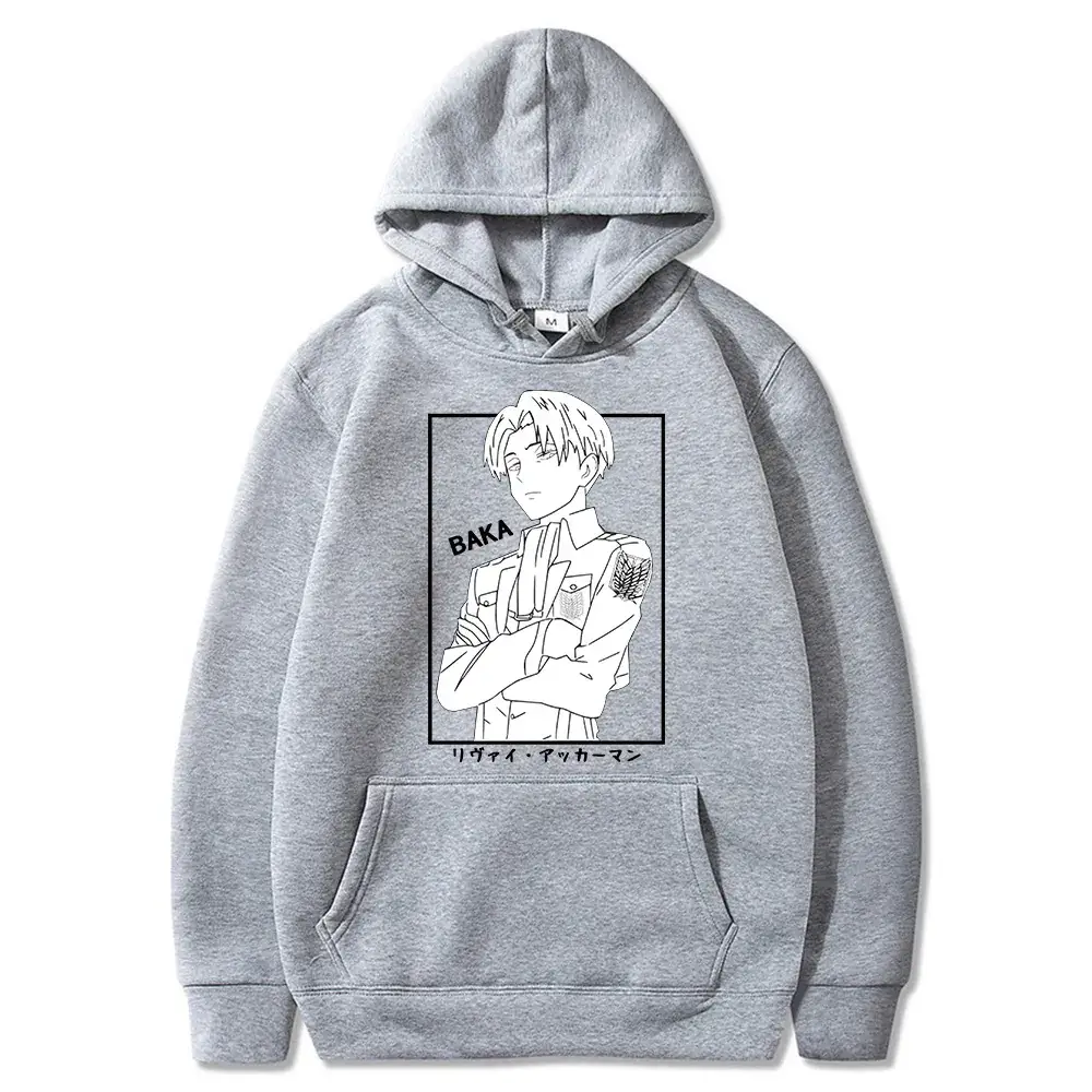 Pink Cross-Border Attack on Titan Hooded Sweatshirt for Men Women