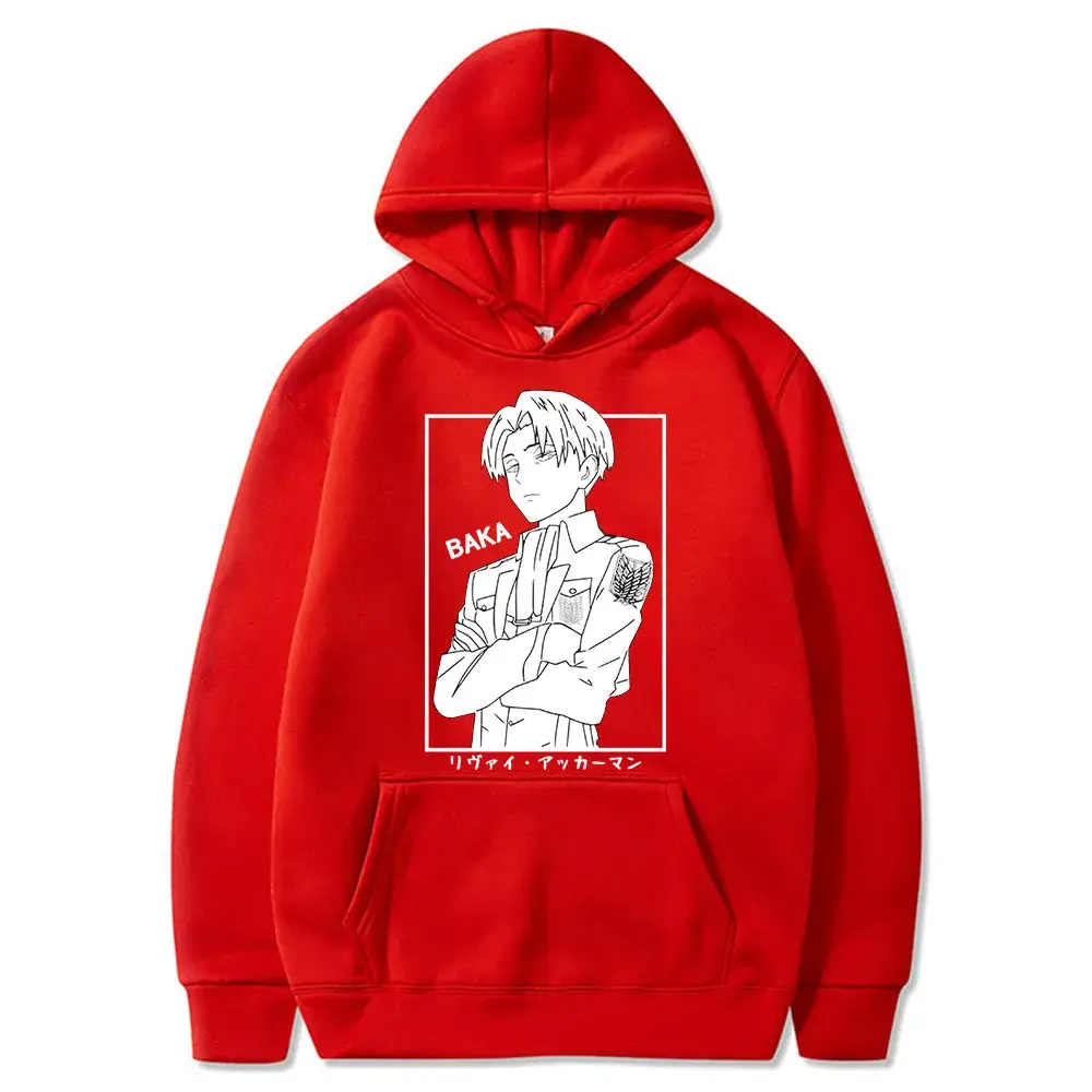 Pink Cross-Border Attack on Titan Hooded Sweatshirt for Men Women