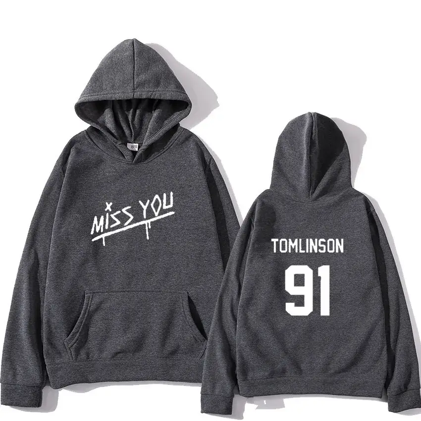 Tomlinson 91 Pink Hoodie Miss You 2021 - Image 4