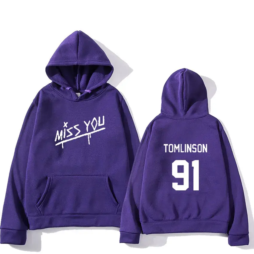 Tomlinson 91 Pink Hoodie Miss You 2021 - Image 7