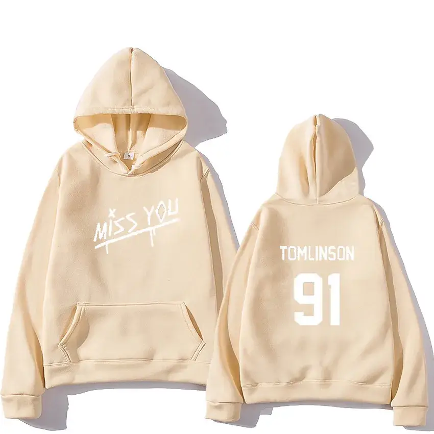 Tomlinson 91 Pink Hoodie Miss You 2021 - Image 9