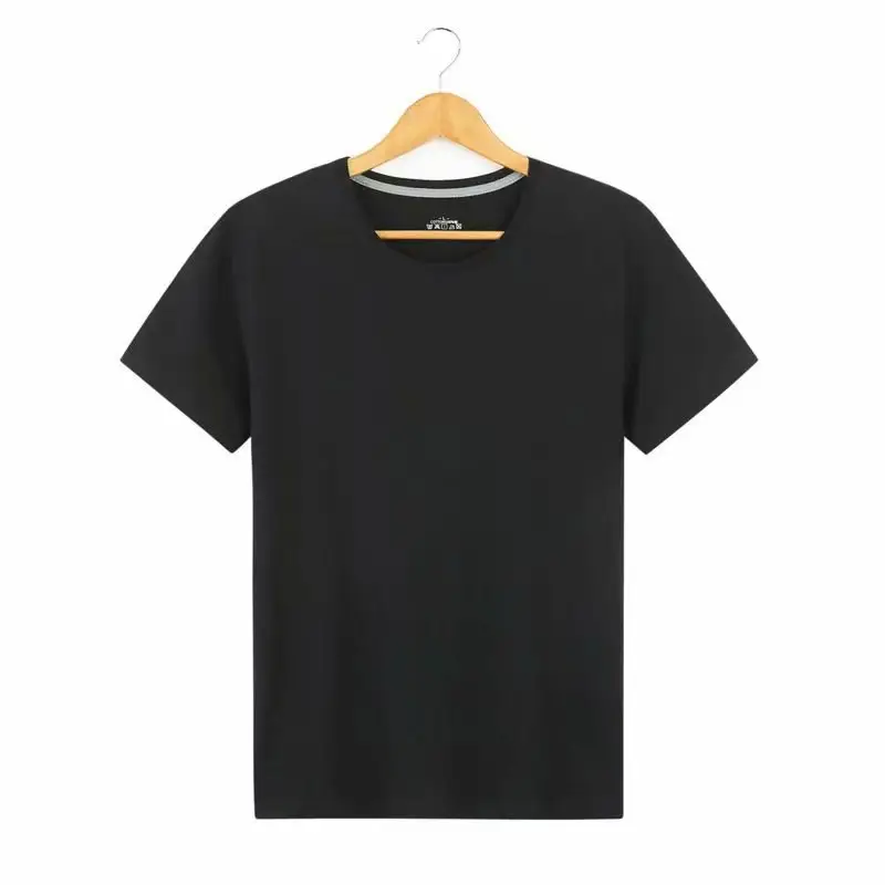Men White Cotton T-Shirt Round Neck Summer Wear