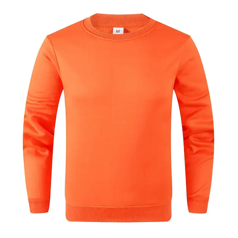 Blue Crewneck Sweatshirt Unisex Fleece Loose Fit — feature 10