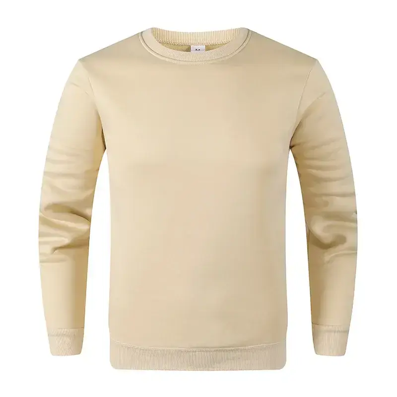 Blue Crewneck Sweatshirt Unisex Fleece Loose Fit - Image 10
