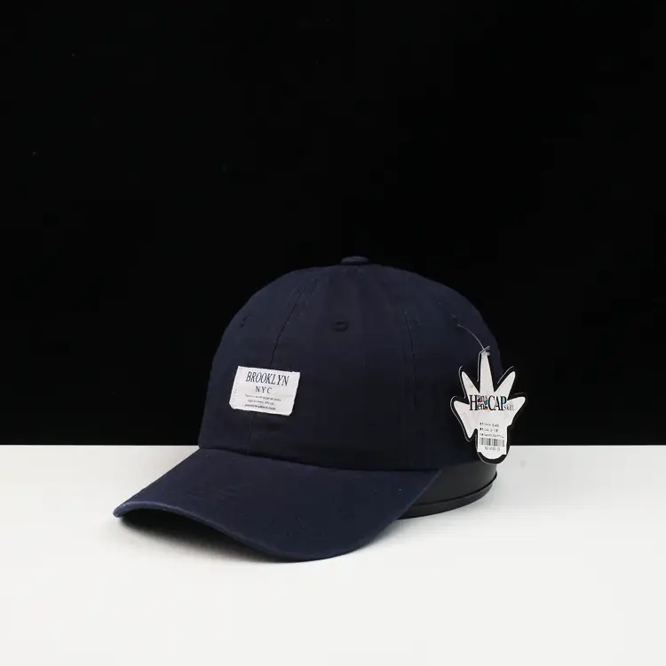Women Blue Cotton Cap with Brand Logo - Image 3