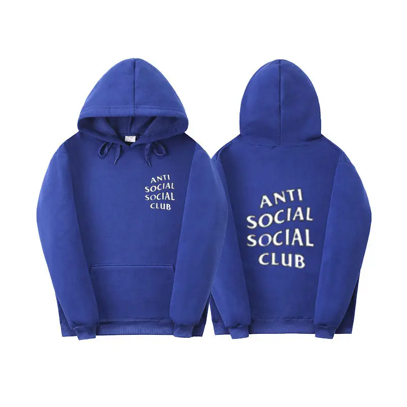 Anti Social Club Hoodie Orange Velvet 2021 — feature 10