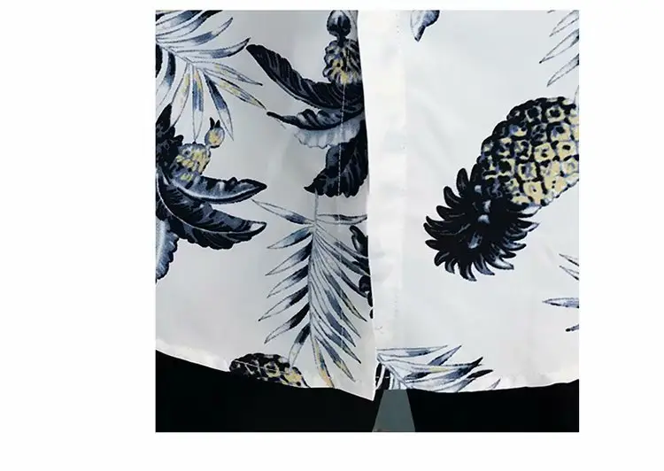 Men's Yellow Floral Long Sleeve Beach Shirt — feature 20