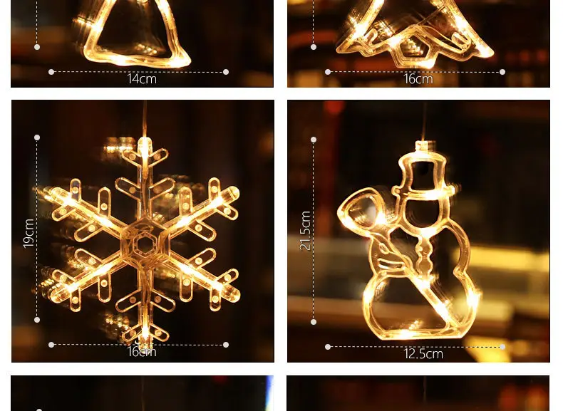 LED Moon Star Hanging Light 15cm Glass Decor — feature 6