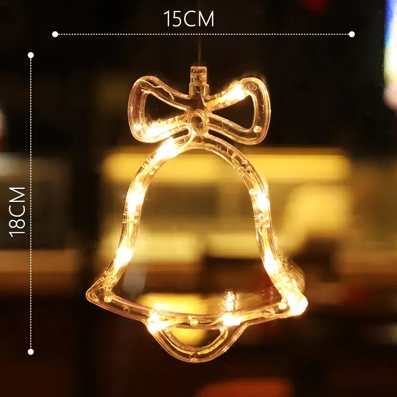 LED Moon Star Hanging Light 15cm Glass Decor - Image 2