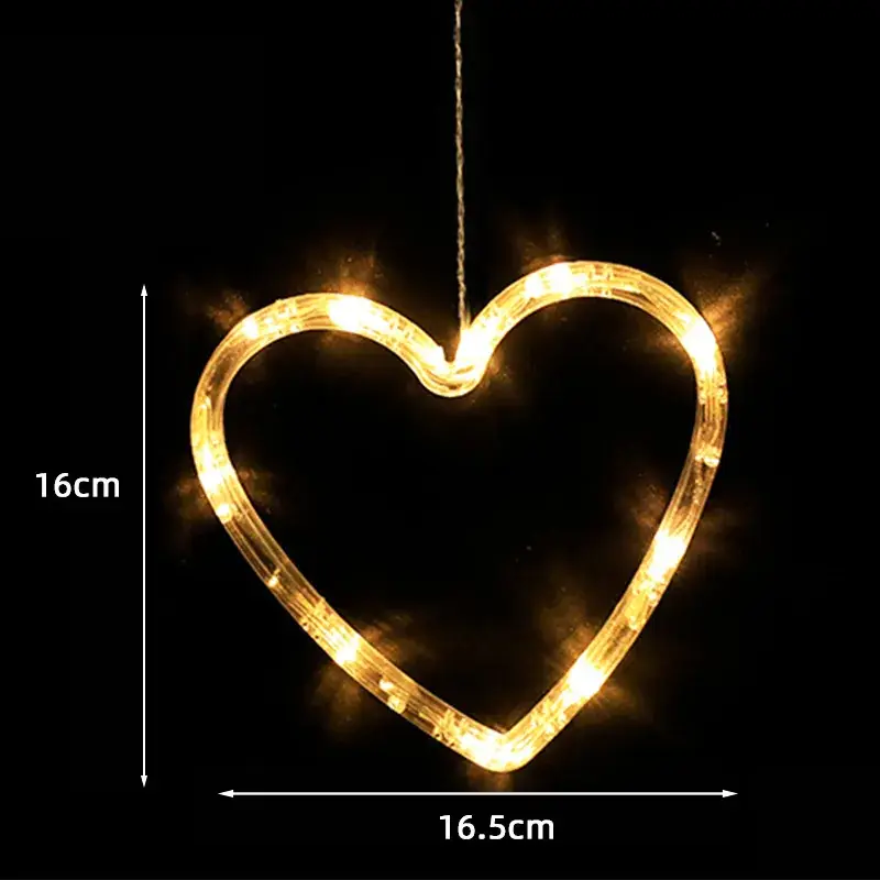 LED Moon Star Hanging Light 15cm Glass Decor - Image 8