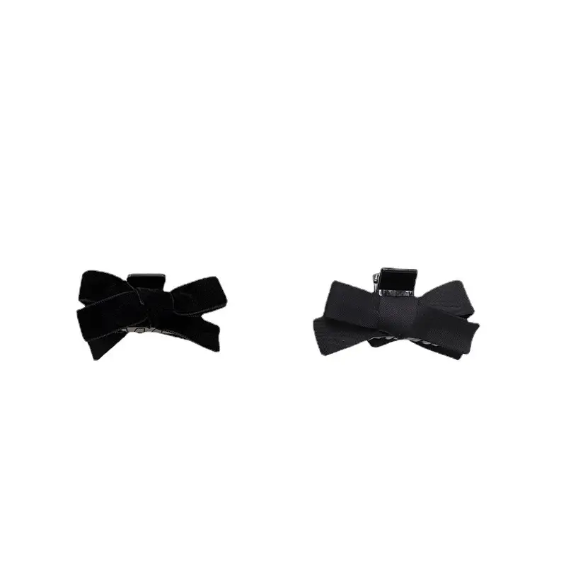 Velvet Bow Hair Clips for Women Red Bow Grab Clip - Image 22