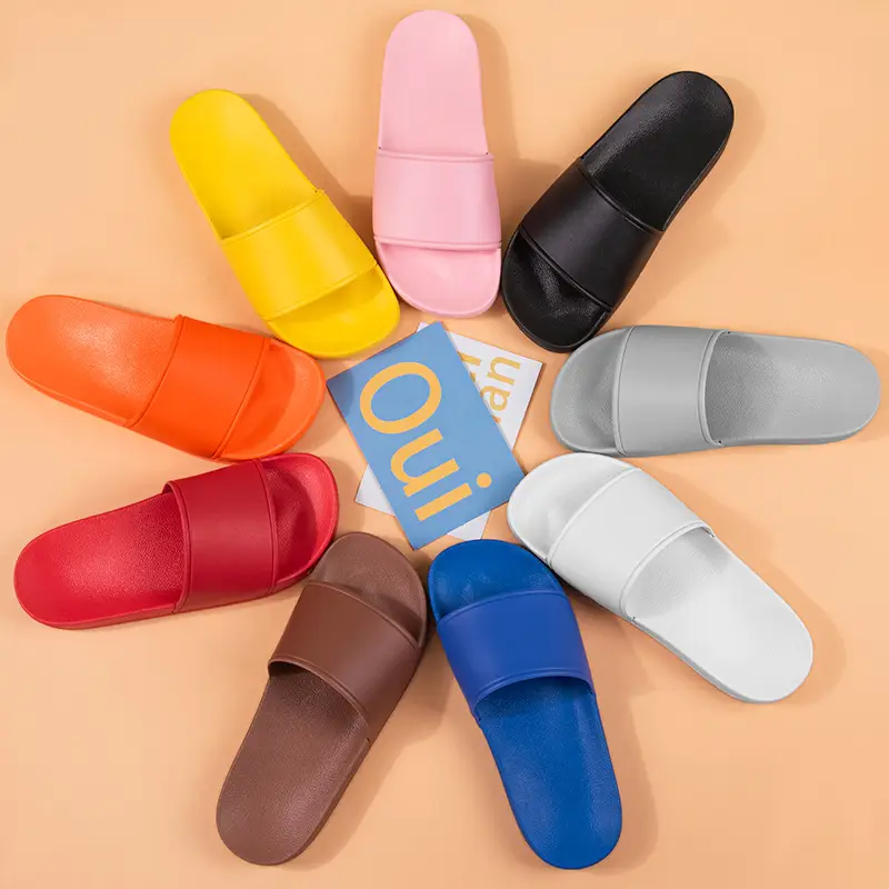 Women Non-Slip Yellow Logomarkka Slippers