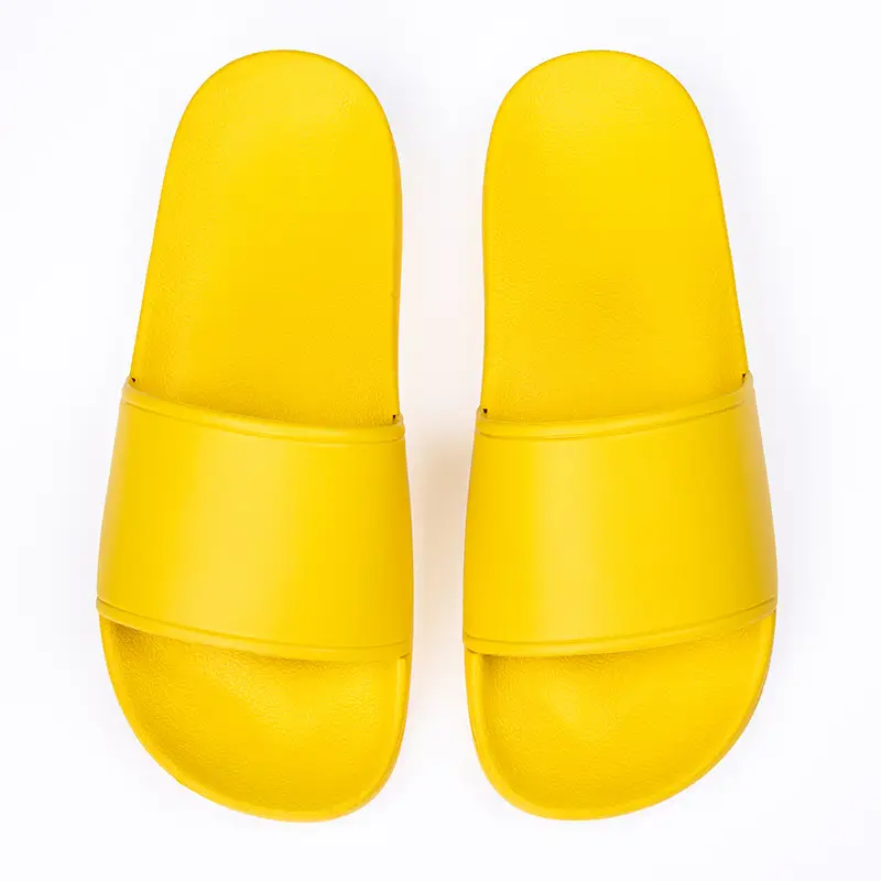 Women Non-Slip Yellow Logomarkka Slippers