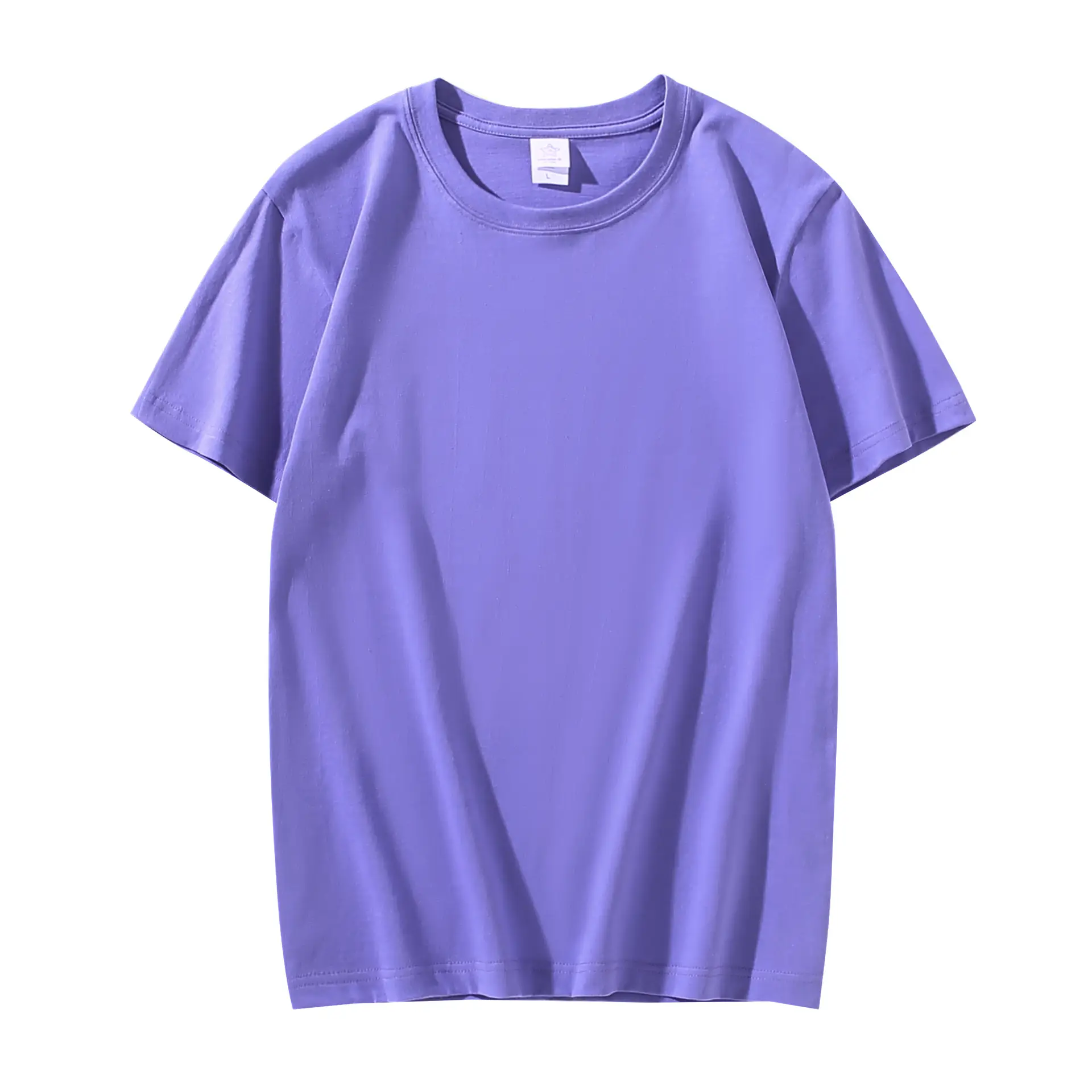 Light Blue 26 Combed Cotton T-Shirt for Men Women - Image 31