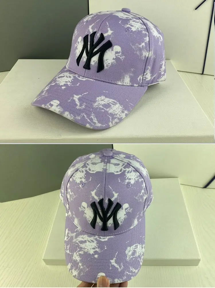 Men's Black White Graphic Baseball Cap Large Bristle — feature 10