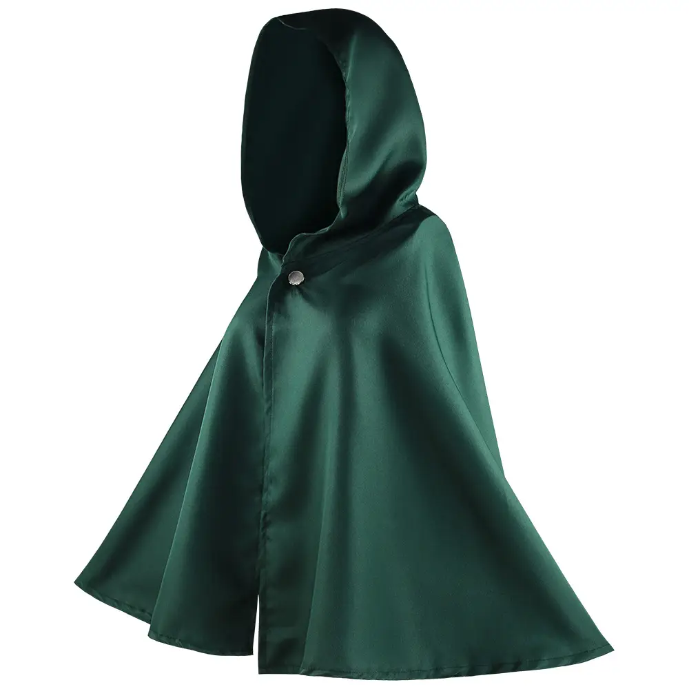 Green Hooded Cosplay Costume with Wings of Freedom Design - Image 4