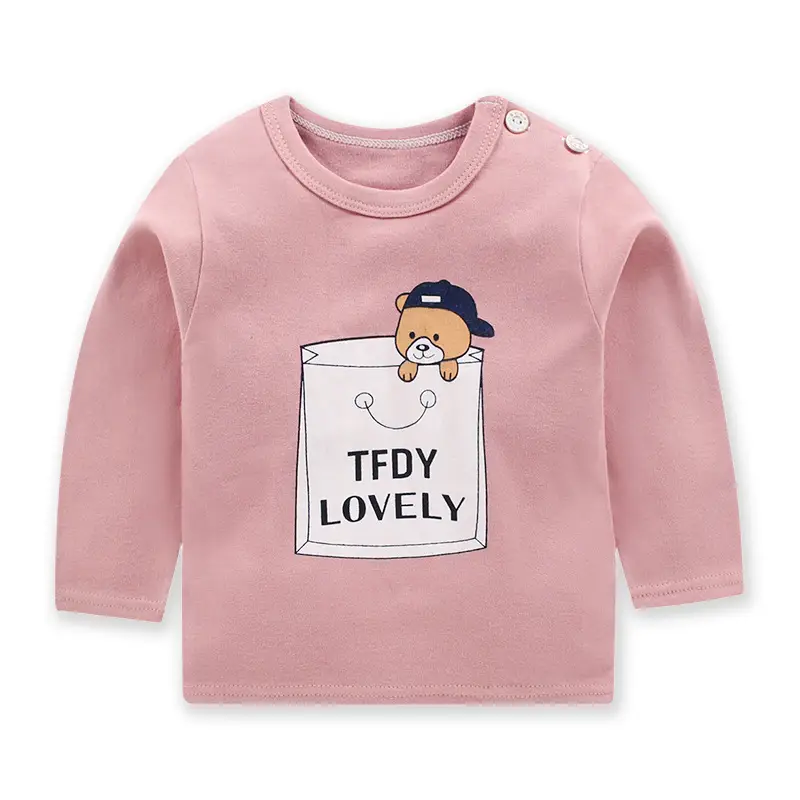 Baby Panda Long Sleeve T-Shirt Light Blue - Image 5