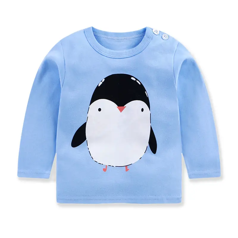 Baby Panda Long Sleeve T-Shirt Light Blue - Image 11