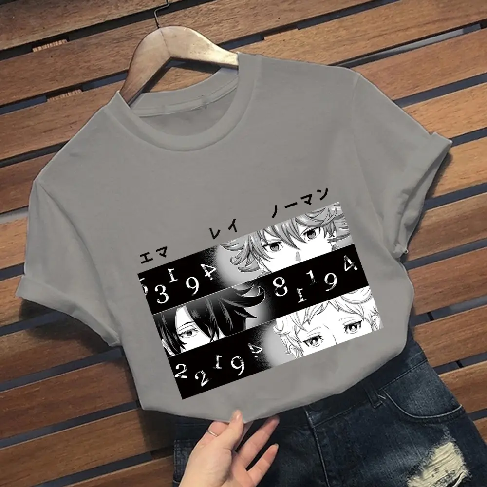 Men's Blue Promised Neverland Graphic T-Shirt Short Sleeve