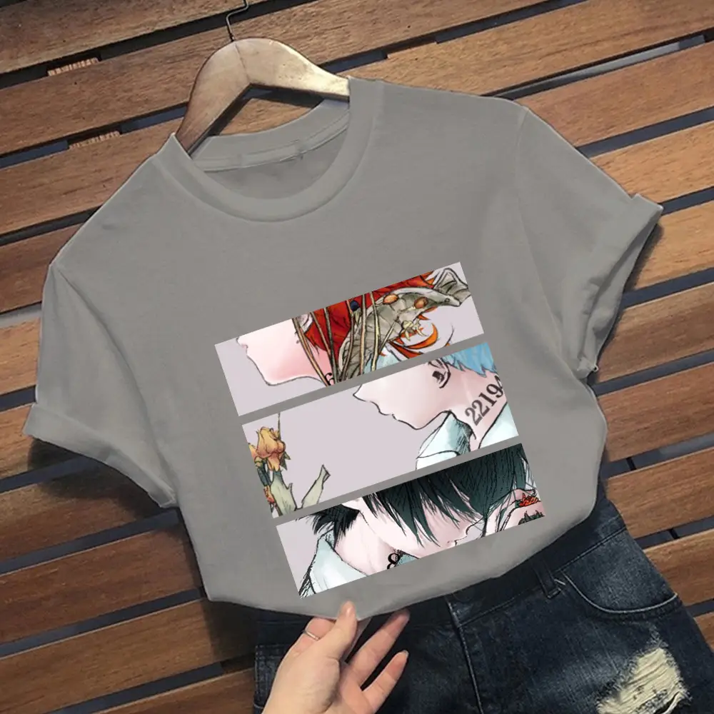 Men's Blue Promised Neverland Graphic T-Shirt Short Sleeve