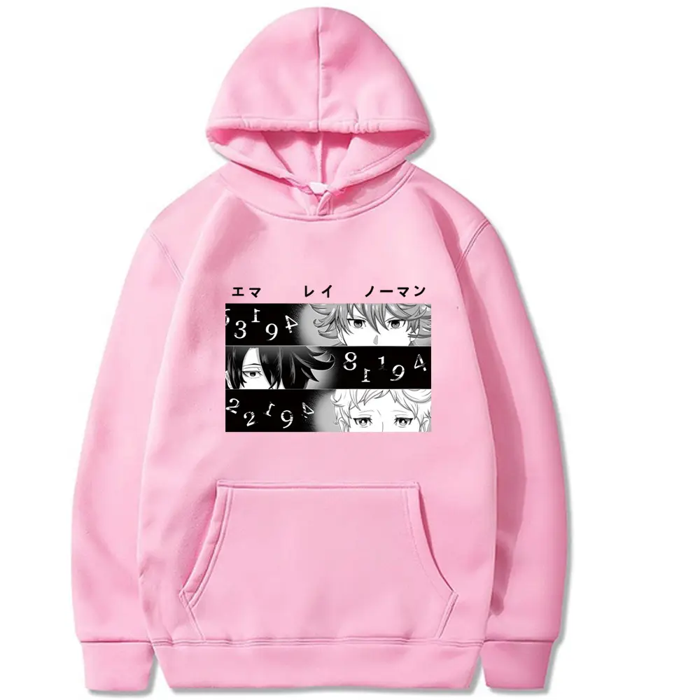 Pink Promised Neverland Hoodie for Men - Image 12