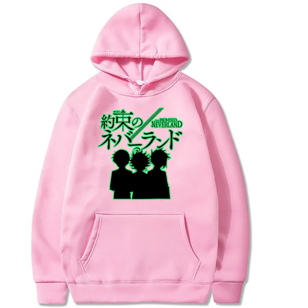 Pink Promised Neverland Hoodie for Men - Image 18