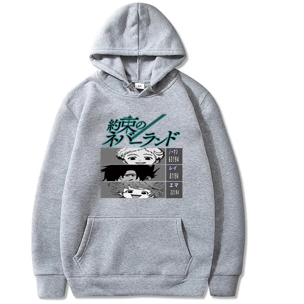 Pink Promised Neverland Hoodie for Men - Image 4