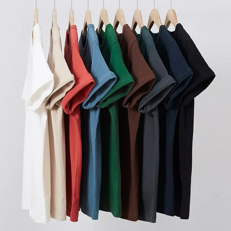 Ami Khaki Combed Cotton Men's T-Shirt Green - Image 12