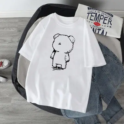 Tom & Jerry Printed Women T-Shirt Black Loose Fit